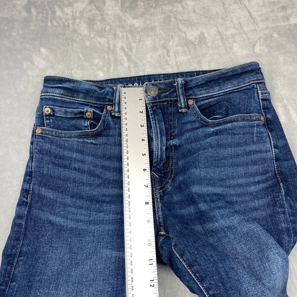 American Eagle Outfitters Jeans Womens 29x32 Blue Stretch Airflex+ Straight Leg - Picture 9 of 11